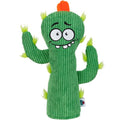 Big Crazy Golf Club Head Covers - Driver Headcover with Unique Corduroy Fabric - Funny Cactus Design - Fairway Wood Hybrid Headcover - Golf Club Protector and Funny Present