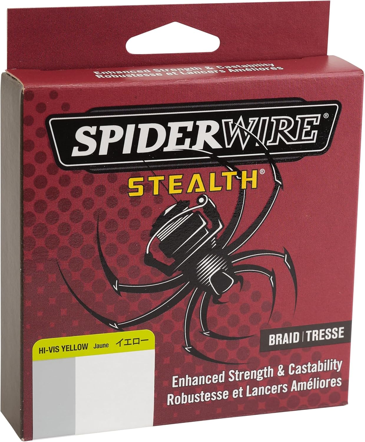 SpiderWire Stealth Braid Fishing Line - High Sensitivity & Strength | 300 Yards, Green