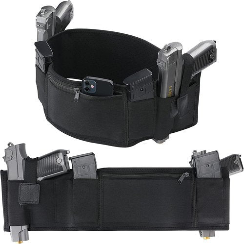 Dinosaurized 3-in-1 Holster - Comfortable Neoprene Waistband for Glock, Smith & Wesson, Taurus | Ideal for Running & Hiking