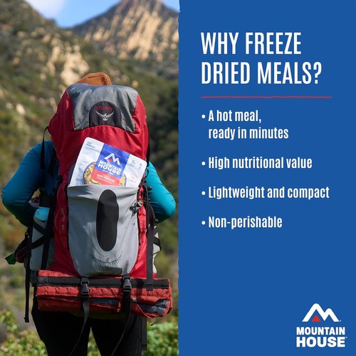 Mountain House Gluten-Free Chicken & Mashed Potatoes - Freeze-Dried Camping Meal, 2 Servings, 30-Year Shelf Life, 2-Pack