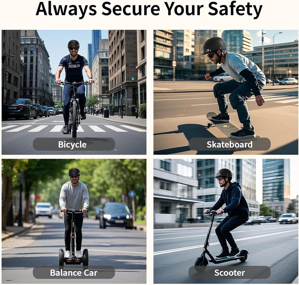 Skiennix Bike Helmet - Adjustable Safety Certified Cycling Helmet for Men & Women | Ideal for Scooters, Skateboards, and Road Bikes
