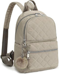 TANTOMI Mini Backpack Purse - Lightweight Travel Bag for Women with Pom Detail | Stylish & Compact