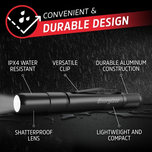 Energizer UV Flashlight Pen Light, LED Handheld Blacklight Flashlight, UV + White LED, Detector for Dog Pet Urine Stains, Bed Bugs and Scorpions (Batteries Included)