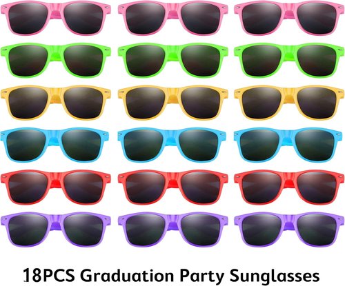 BYYJ Graduation Sunglasses - Future Is So Bright | 18 Pcs Set for Pre-K & Kindergarten Celebrations