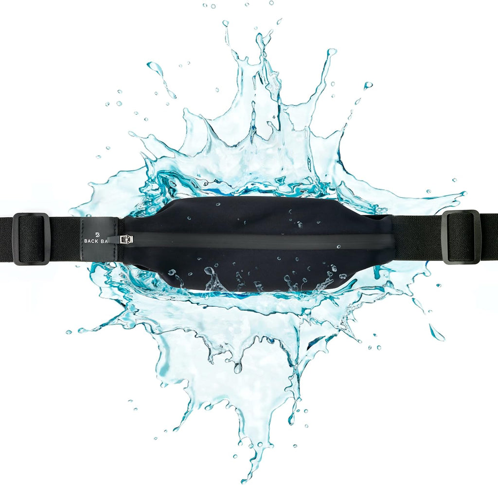 Back Bay Slim Running Belt - Fits All Phones | Versatile Fanny Pack for Runners & Workout Gear
