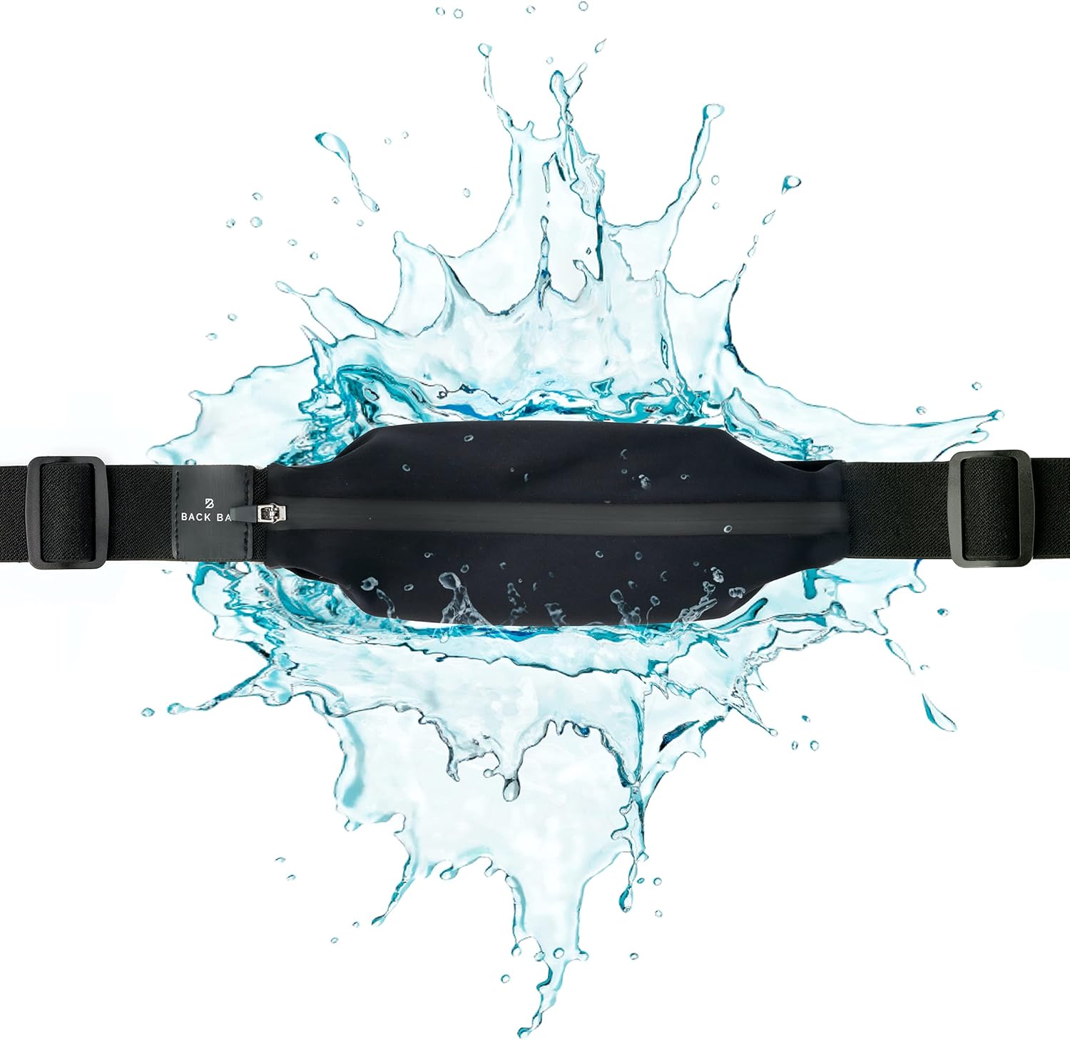 Back Bay Slim Running Belt - Fits All Phones | Versatile Fanny Pack for Runners & Workout Gear