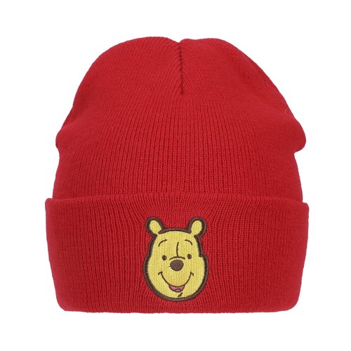 Bioworld Winnie The Pooh Embroidery Acrylic Knit Cuff Beanie