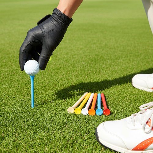 Caeuiciw 500 Pcs Wood Golf Tees Bulk 3-1/4 Inch Unbreakable Long Colored Tall Golf Tees for Men Women Kids Balls Game