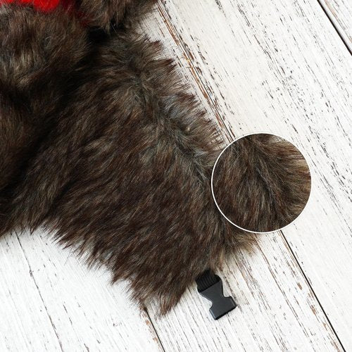 ONWAY Trapper Hat Winter Hats for Women Men with Faux Fur Ear Flaps Solid Red