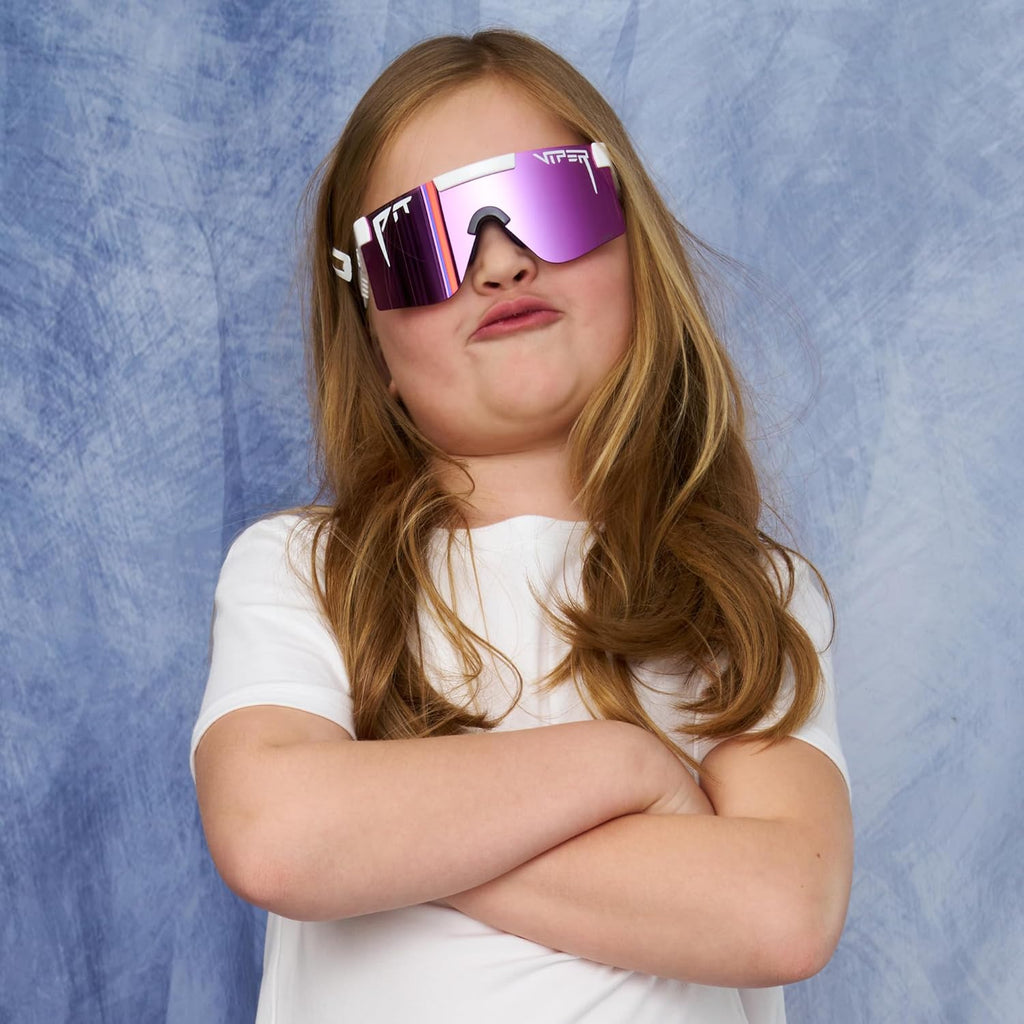 Pit Viper Sunglasses - Polarized Kids' Sunglasses for Ages 3-8 | Indestructible Frame & No Slip Grip