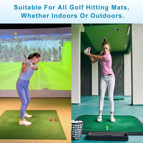 PATIKIL 3 Inch Rubber Golf Tees, 5 Pack Tall Practice Training Driving Range Tees Stable Ball Holder for Outdoor Indoor Hitting Mat, Black
