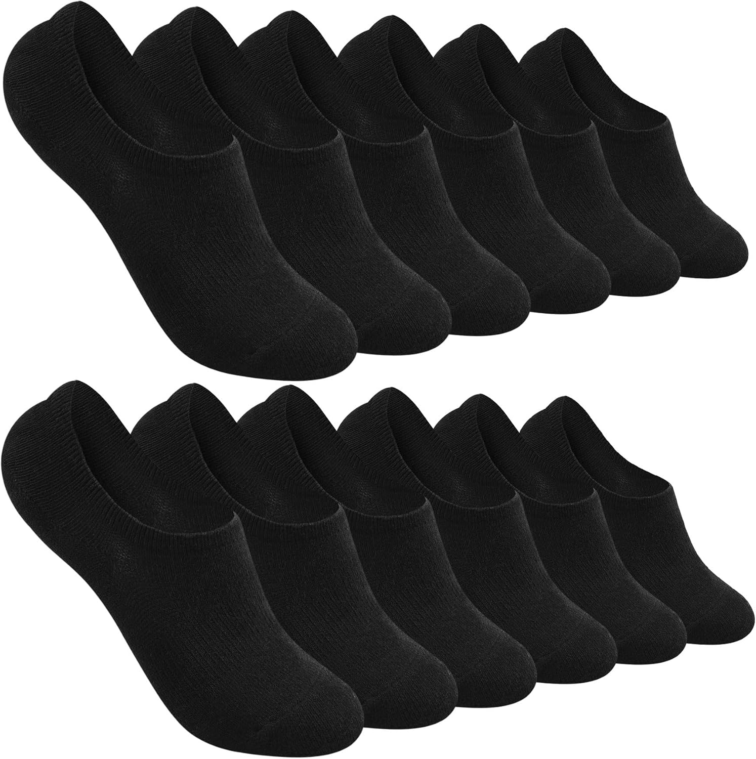 Skiennix No Show Socks for Women - Low Ankle Athletic Footies with Anti-Slip Design | 6/8 Pairs