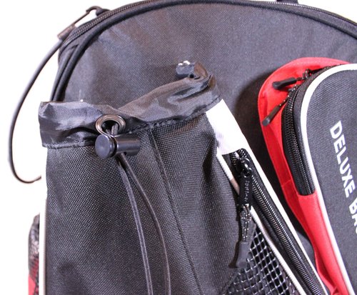 Python Deluxe "Backpack" Racquetball Bag (Black/Red)