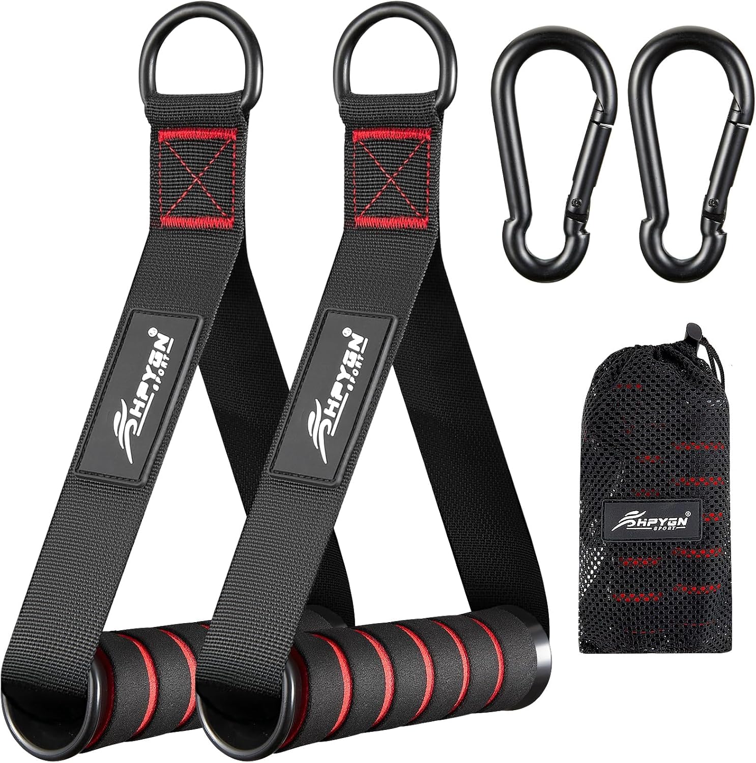 Skiennix Tricep Rope - Durable Cable Machine Attachment Set for Home Gym | LAT Pulldown Accessory