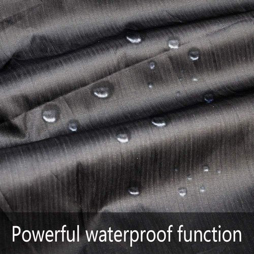 Bike Cover Waterproof | Thick Black Outdoor Bicycle Cover - 29 Inch Windproof UV Protection with Lock Hole & Storage Bag