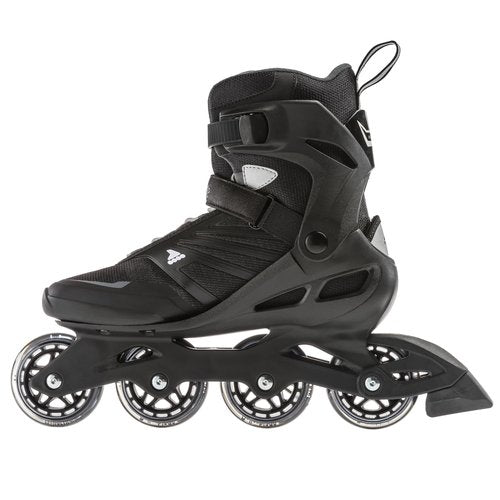 Rollerblade ZETRABLADE Skates, Adult Unisex, Black/Silver, 40 1/2