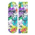 Kigai Street Art Graffiti Skateboard Grip Tape, Bubble Free Anti Slip Longboard Grip Tape Sheet Sticker Deck Sandpaper for Rollerboard, 33 x 9 Inch,g300868961p670c711s1496