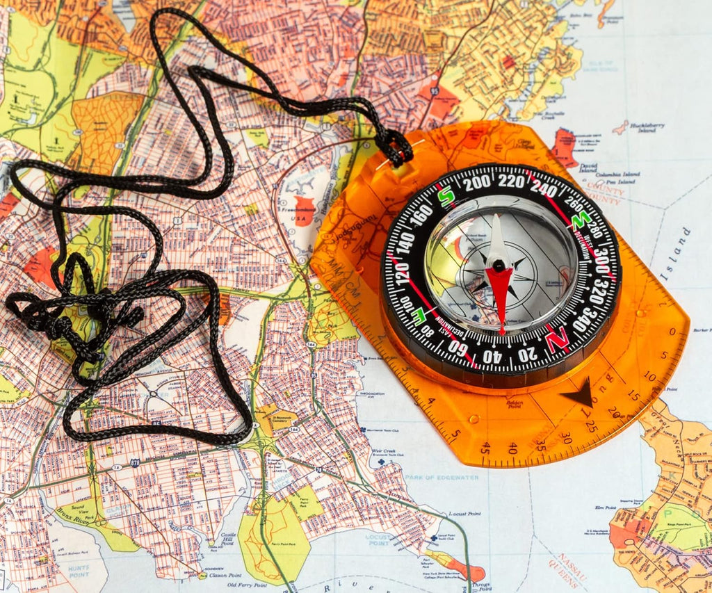 Orienteering Compass - Advanced Hiking & Camping Navigation Tool - Perfect for Kids & Scouts