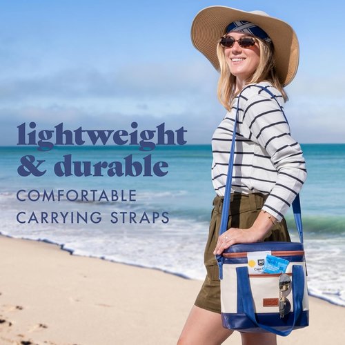 Fit & Fresh Cooler Collection - Insulated, Leakproof Beach & Boat Totes for Summer Travel
