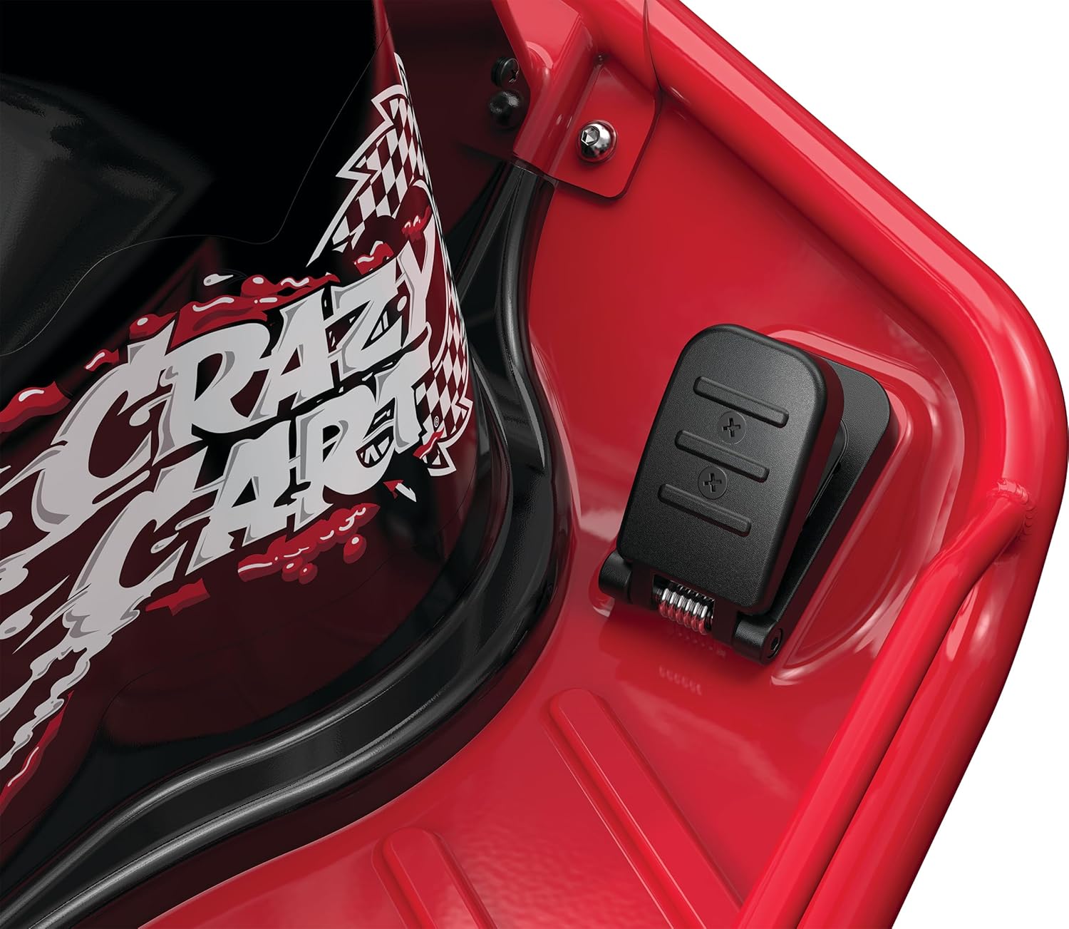 Razor Crazy Cart - 24V Electric Drifting Go Kart - Variable Speed Up to 12 MPH, Black/Red