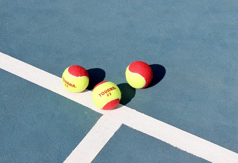 Tourna Low Compression Stage 3 Tennis Ball - 35 Pack for #Usta Quickstart