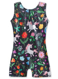 HOZIY Gymnastics Leotards for Girls with Shorts Floral Flower Black 6t Biketard Size 6-7 Years Old 7yr Old Tumbling Outfits Para Gimnasia Kids Bodysuits Clothes Clothing Sparkly