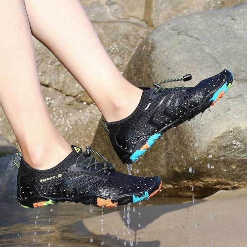 Mishansha Water Shoes - Quick Dry Barefoot Aqua Swim Socks for Surfing & Yoga | Sizes 4.5-15 Women, 3-13.5 Men