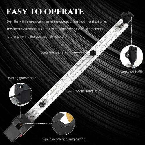 Electric Arrow Saw - Adjustable Precision Cutter for Carbon Arrows | Ready to Use, No Installation Required