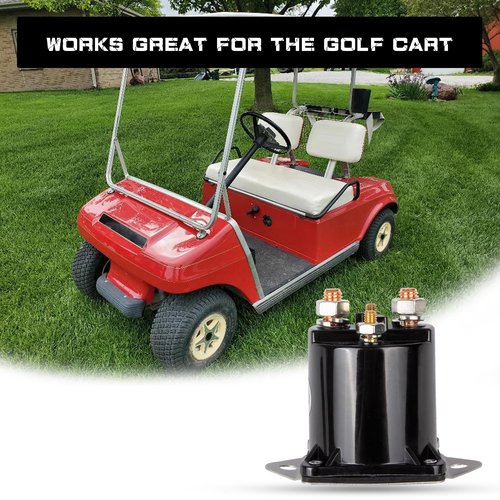 RANSOTO 5Pcs 36V 4 Terminals Solenoids Replace# 8016 Compatible with 1976-1998 Club Car DS Golf Cart