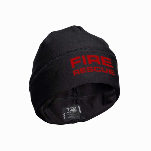 13FA FIRE Rescue Utility Beanie - USA Gear - Poly-Spandex Blend for Stretch-Fit Comfort - Unisex Hi-Vis Winter Hat