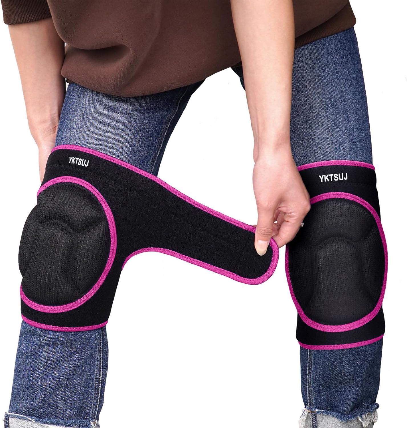 Skiennix Knee Pads for Men & Women - High Elastic Fabric for Safety in Construction & Gardening | Durable Protection