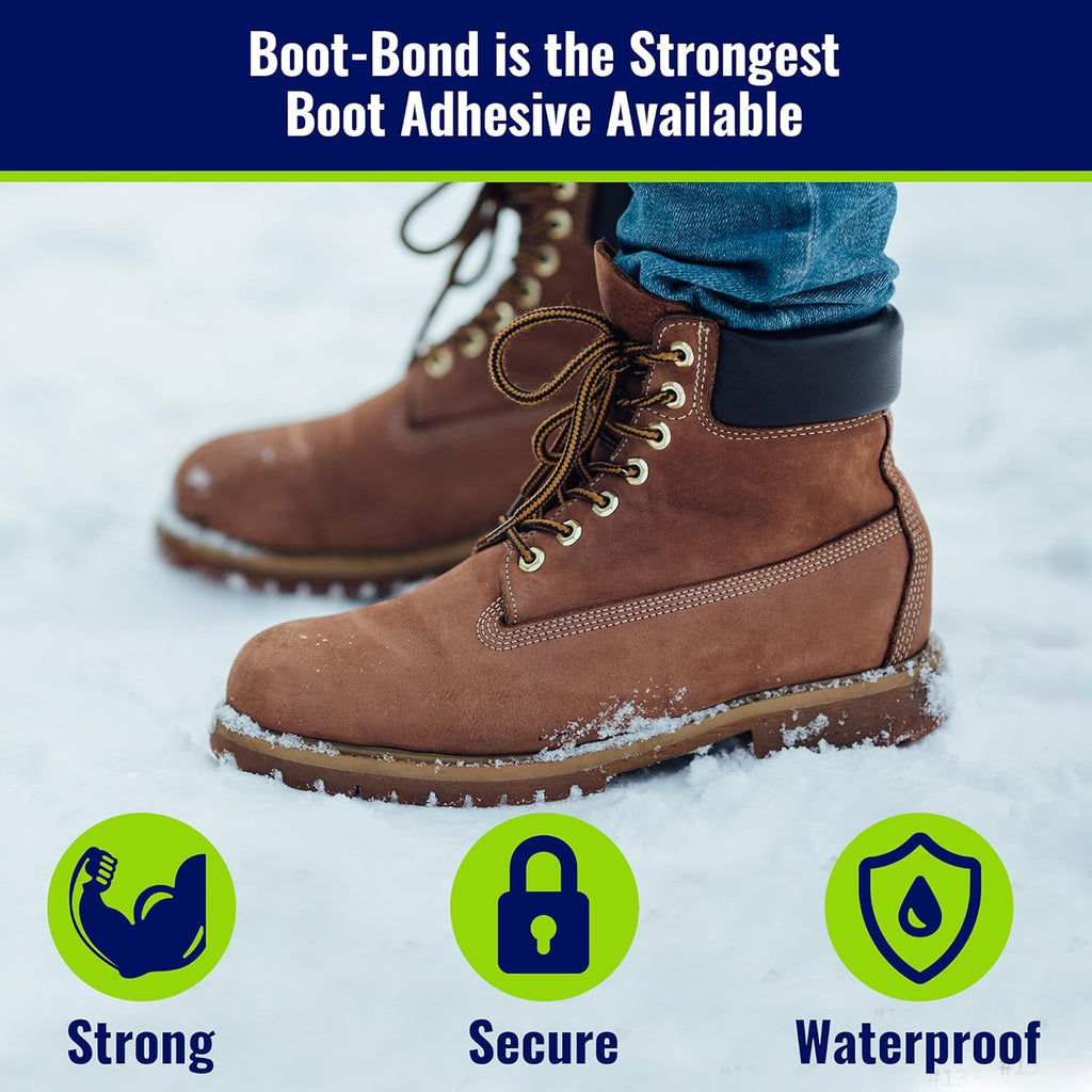 Skiennix Boot Glue - Quick Dry Waterproof Repair Formula for Shoes & Boots - Flexible Seal for Heels