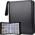 Portable 9-Pocket Trading Card Binder by [Brand Name] - Holds 720 Cards with 40 Removable Sleeves | Ideal for Sports & Game Cards