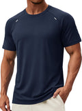 TACVASEN Men's Athletic Workout Shirt - Moisture-Wicking Dry Fit Short Sleeve Gym Tee