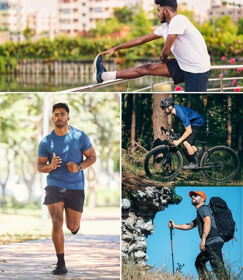 Kinglaman Mesh Workout Shirts for Men - Quick Dry Athletic Short Sleeve T-Shirts | Moisture Wicking, 1/5 Pack