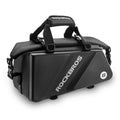 ROCKBROS Bike Trunk Bag Top Expandable Rear Rack Bag, EVA Hard Shell eBike Bag Rear Bag