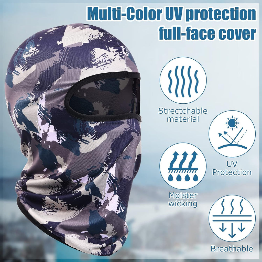 Tarpop Ski Mask Balaclava - Full Face Cover for Men | 24 Pieces with UV Protection