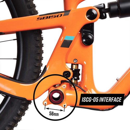 Funn Zippa Lite Bash Guard, 34-36T, ISCG05 Mount, Mountain Bike Chainring Protector