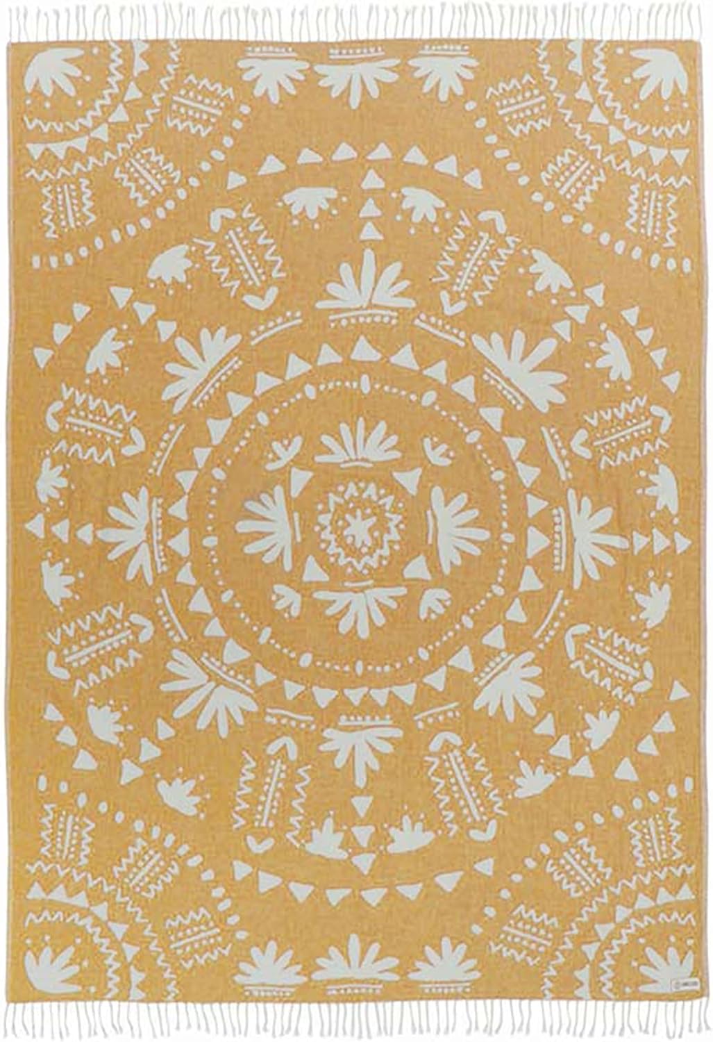 Sand Cloud Large Turkish Beach Towel - Sand Free & Quick Dry - 100% Organic Cotton - Boho Honey XL
