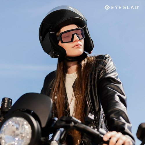 EYEGLAD Speedone Z87+ Safety Glasses, Safety Sport Sunglasses UV400 Anti Fog Impact Resistant Men Women Powersports Motorcycle Riding Sports warp (NOVA)