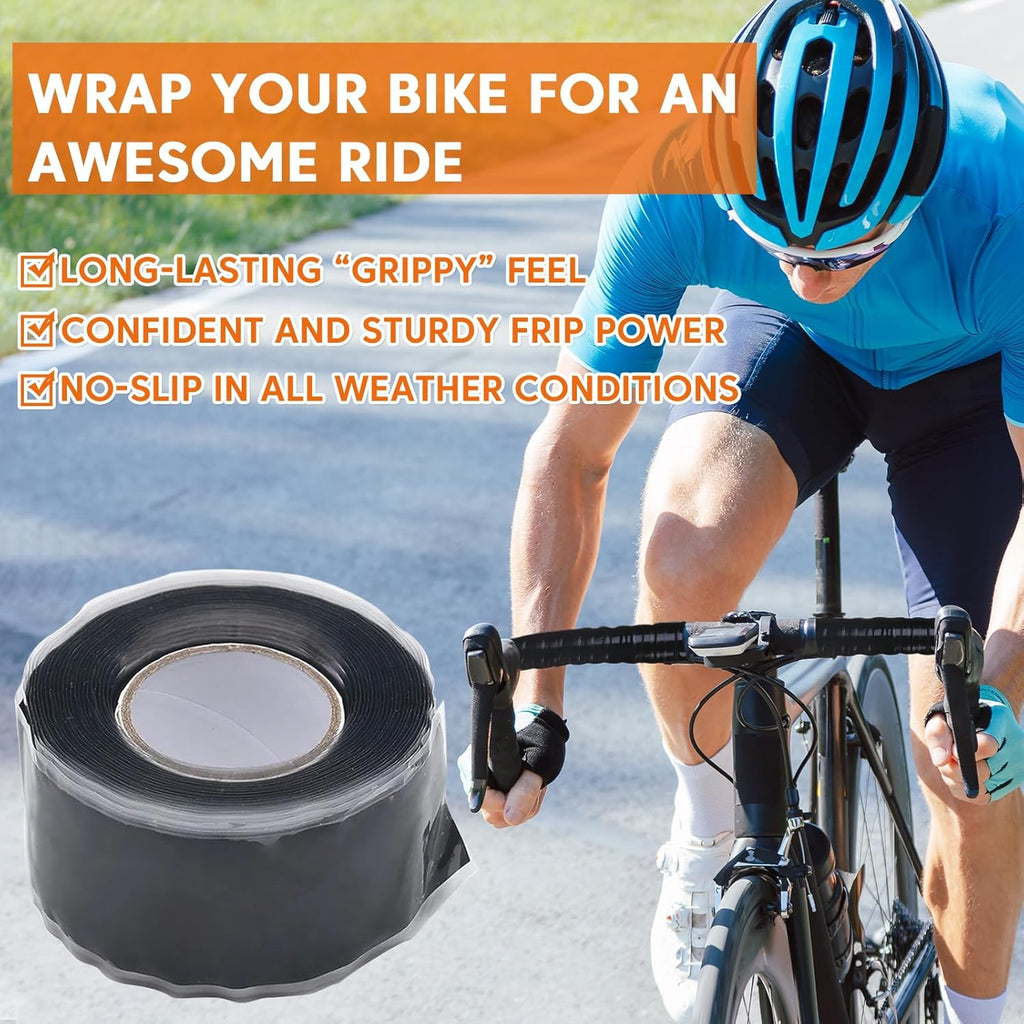 Silicone Grip Tape by Grip Tape | Self-Fusing Rubber Wrap for Gym Equipment & Tools - 20FT