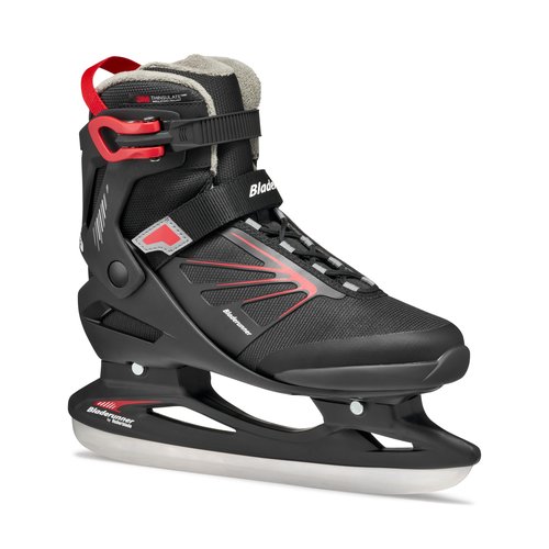 Bladerunner Ice by Rollerblade Igniter XT Men's Adult Ice Skates, Black and Red
