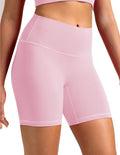 Colorfulkoala High Waist Biker Shorts - Dreamlux No Front Seam Yoga Shorts for Women | 6" Inseam