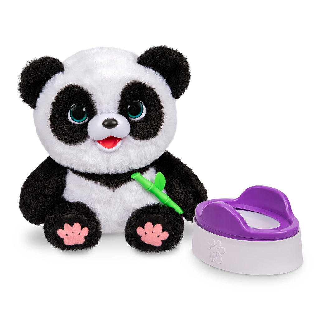 Little Live Pets My Baby Panda Toys ChuChu Plush - Interactive Sounds, Feeding, Potty Dance - Ages 4+, Electronic Pets