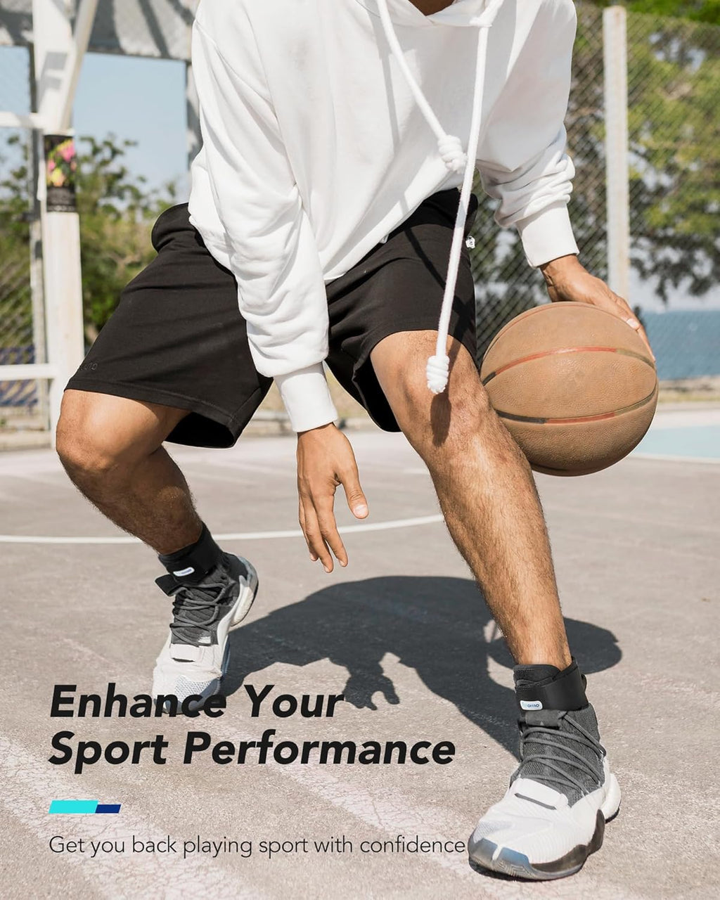 Quick Lace Up Ankle Brace - Adjustable Support with Removable Splints for Injury Recovery | Unisex