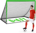 KTRIO Portable 6x4 Ft Soccer Goal - Large Foldable Net with Carry Bag for Kids & Teens Sports