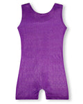 YDMZX Gymnastics Leotards for Girls 3T 4T Size 3-4T Toddler Kids Tumbling Outfit Clothes Unitards Biketards with Shorts Purple