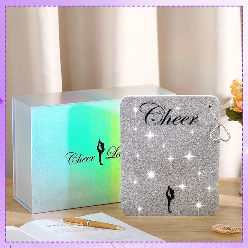 Seenelling Cheer Flyer Stand Training Board, Cheerleading Balance Trainer for Flyer Practice, Non Slip Cheer Training Equipment for Gym or Home(White)