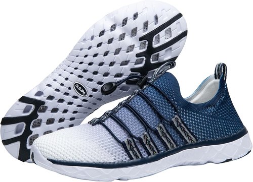 DLGJPA Men's Aqua Water Shoes - Lightweight Quick-Drying Athletic Walking Footwear