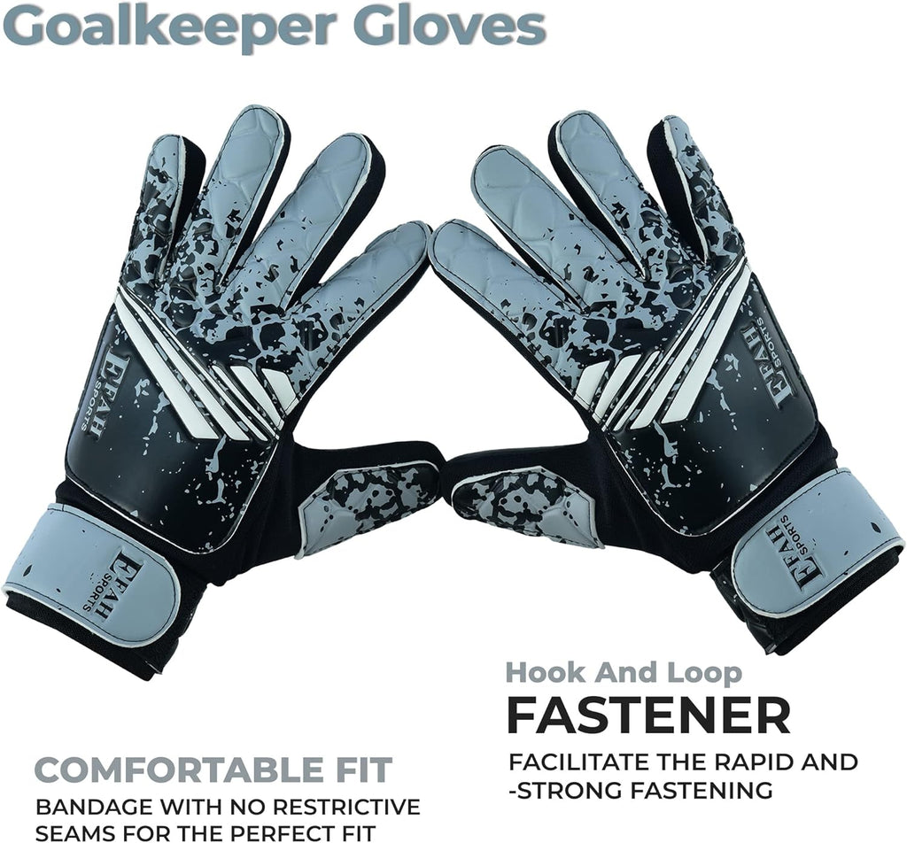 Skiennix Soccer Goalkeeper Gloves - Strong Grip for Kids & Youth | Durable Football Goalie Gear